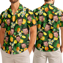 Custom Photo With Beloved Ones Flamingo Theme - Personalized Customized Hawaiian Shirt - Gift For Family Members, Best Friends