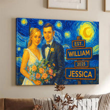 Starry Night Photo Theme For Loved One - Turn Your Moment Into An Art Piece - Anniversary Gift For Couple, Him, Her, Husband, Wife