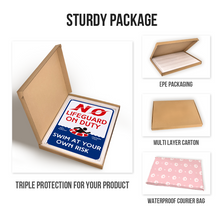 No Lifeguard On Duty Swim At Your Own Risk Swimming Poolside Backyard Themed Metal Sign