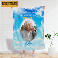 Custom Photo Personalized Fleece Blanket In Loving Memories Memorial Flannel Blanket Memorial Gifts