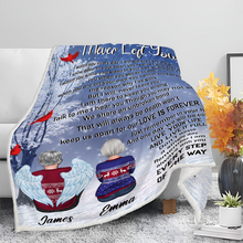 I Never Left You Every Step Of The Way - Personality Customized Blanket - Memorial Gift For Loss