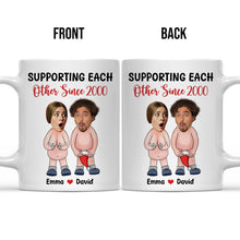 I Just Want To Grow Old With You - Customized Personalized Mug - Christmas Gift For Lovers, Couples