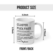 Custom Name With Funny Quote - Customized Personalized Mug - Gift For Friend, Coworkers