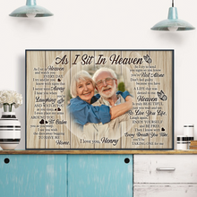 Never Left You Canvas - Customize Canvas For Wife - Gift For Sympathy Father - Rest In Peace - Loss of Mother - Memorial In Heaven Canvas