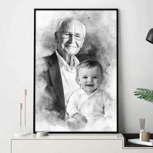 Custom Add Deceased Loved One, Memorial Gift, Add Person to Photo, Family Portrait Different Photos, Combine Photos Canvas