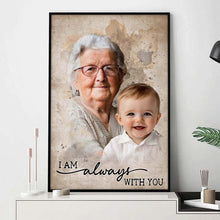 Add Loved One to Photo Custom - Personalized Customized Canvas - Memorial Gift for Dad Mom