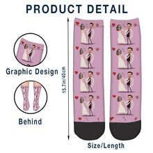 Custom Photo - You Are My Love - Personalized Customized Socks - Gift For Couple Lover - Valentine's Day Gift