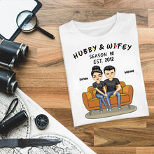 Hubby And Wifey Seasons Anniversary Gifts For Couple Personalized Custom T Shirt