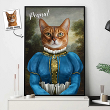 Custom Photo Funny Pet Portrait - Personalized Customized Canvas - Gift For Pet Lovers