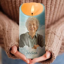 The Moment Your Heart Stopped - Personalized Candle LED Light - Memorial Gift For Family Members
