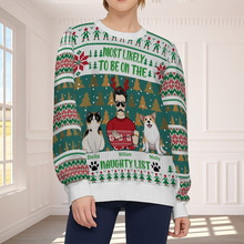 Most Likely To Be On The Naughty List - Personality Customized Ugly Sweater - Christmas Gift For Pet Lover - Gift For Pet Dad Pet Mom