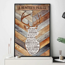 Home Decor A Hunter's Prayer - Personalized Customized Canvas - Gift For Family Members