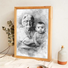 Custom Add Deceased Loved One, Memorial Gift, Add Person to Photo, Family Portrait Different Photos, Combine Photos Canvas