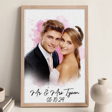 Colors Splash Custom Photo Canvas - Personalized Customized Canvas - Gifts For Family Members