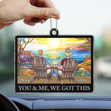 You Will Forever Be My Always - Customized Personalized Car Ornament - Gift For Couple Husband Wife