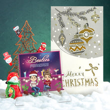 Always Party With Forerver Besties - Personality Customized Ornament - Christmas Gift For Besties Friends