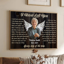 I Never Left You - Personalized Customized Canvas - Memorial Gift For Family Members