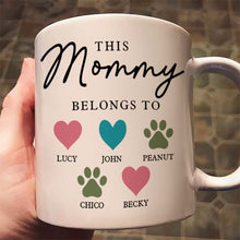 This Mommy Belongs To Us - Personalized Customized Mug - Gift For Mom, Grandma, Wife, Her