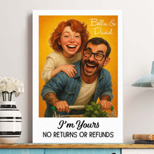 Custom Photo For Loved One Caricature Style - Turn Your Moment Into A Vintage Art Piece - Gift For Couple, Him, Her, Husband, Wife