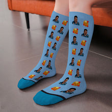 Custom Photo Face Heart Socks - Personalized Customized Stocking Gift For Him, Her