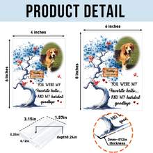 Custom Pet Photo - Memorial Customized Personality Acrylic Plaque - Gift For Pet Lover