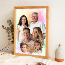 Custom Combine Photos Loved Ones, Family Portrait - Personalized Customized Canvas - Gift For Family Members