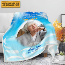 Custom Photo Personalized Fleece Blanket In Loving Memories Memorial Flannel Blanket Memorial Gifts