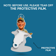 Custom Photo Funny Fisherman - Personalized Acrylic Ornament - Christmas Gift For Family Member, Fisherman, Friends