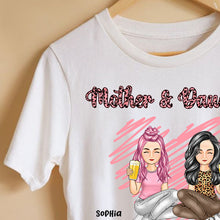 Personalized Custom T Shirt Gift For Mother - Mother & Daughters A Bond That Can't Be Broken