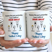 Seems Like Just Yesterday -  Funny Gift For Dad, Father, Grandpa Personalized Custom Ceramic Mug