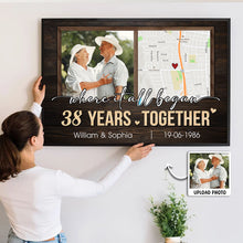 Where It All Began - Personalized Customized Canvas - Gift For Family, For Couples, Lovers