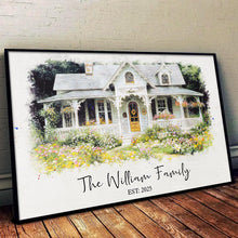Custom Photo Your Little Home - Personalized Customized Canvas - Gift For Family Members