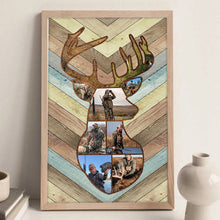 Deer Hunting Memories - Customized Personalized Canvas - Hunting Dad, Gift for Dad, Deer Hunting Gift, Best Gift For Deer Hunters