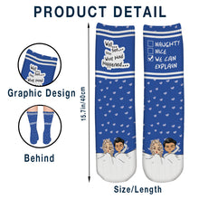 We Can Explain - Personalized Customized Socks - Gift For Couple Lover - Valentine's Day Gift