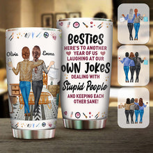 Here's To Another Year Of Us Besties Friends - Personalized Tumbler - Gift For Besties