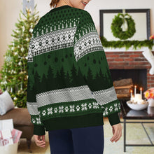 Merry Woofmas Lovely Cartoon Dogs - Ugly Sweater - Christmas Gifts Puppies With Funny Face Personalized Custom Ugly Sweater