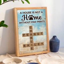 Crosword Pet Name Canvas Wall Art - Personalized Customized Canvas - Gifts For Pet Lovers