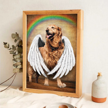 Pet Loss Portrait From Photo - Personalized Customized Canvas - Gift For Pet Loss