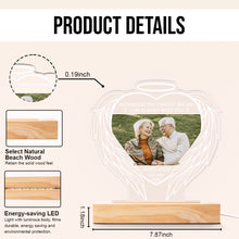 Custom Photo Not A Day Goes By That You Are Not Missed - Personalized Customized 3D LED Light - Gift For Family Members