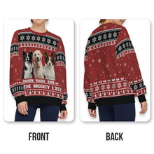 Custom Photo Personalized Ugly Sweater - Christmas Gift For Dog Lovers, Cat Lovers - Merry Woofmas