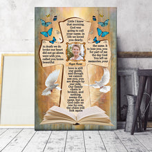 Custom Photo Personalized Custom Canvas Wall Art Memorial Canvas Sympathy Gifts