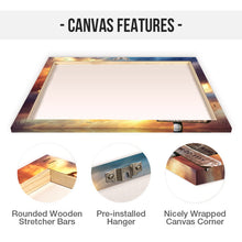 In Loving Memory - Custom Photo Memorial Gifts For Angel, Sympathy Gift Personalized Custom Framed Canvas Wall Art