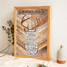 Home Decor A Hunter's Prayer - Personalized Customized Canvas - Gift For Family Members
