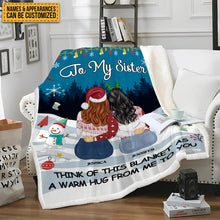 Personalized Custom Fleece Blanket To Bestie Customized Blanket Gifts For Bestie Friend