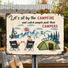 Home Is Where We Park It  - Customized Metal Signs - Gift For Camping Lover