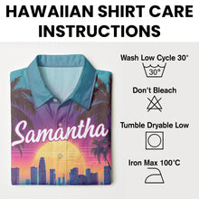 Custom Photo Sunset Pop - Personalized Customized Hawaiian shirt - Gift For Family Members, Best Friends