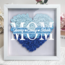 Gift For Mom - Personality Customized Flower Shadow Box - Gift For Mother's Day Gift