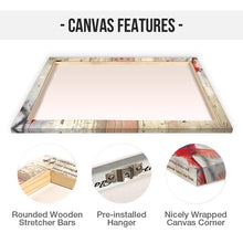 Happy Birthday In Heaven Memorial Canvas - Memorial Canvas, Sympathy Gifts Personalized Custom Framed Canvas Wall Art