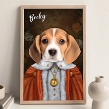 Custom Photo Funny Pet Portrait - Personalized Customized Canvas - Gift For Pet Lovers, Dog Lovers