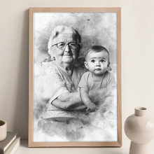 Custom Add Deceased Loved One, Memorial Gift, Add Person to Photo, Family Portrait Different Photos, Combine Photos Canvas